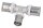 Pressfitting für MSVR T-Stück reduziert, verzinnt, 26x3 - 20x2 - 26x3mm, TH-Kontur