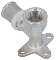 Pressfitting für MSVR Wandwinkel kurz, IG, verzinnt 16x2 - 1/2", H=39mm, TH-Kontur