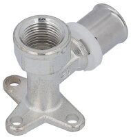 Pressfitting für MSVR Wandwinkel kurz, IG, verzinnt 16x2 - 1/2", H=52mm, TH-Kontur