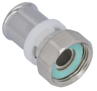 Pressfitting für MSVR Verschraubung, flachd.,verzinnt, 26x3 - 1" IG, TH-Kontur