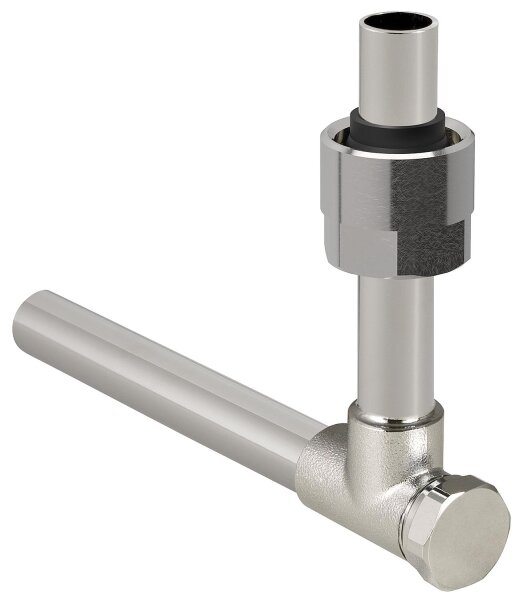 Metallrohr-Passwinkel 90° absperrbar, mit Eurokonus- verschraubung, 15mm, 2 Stück