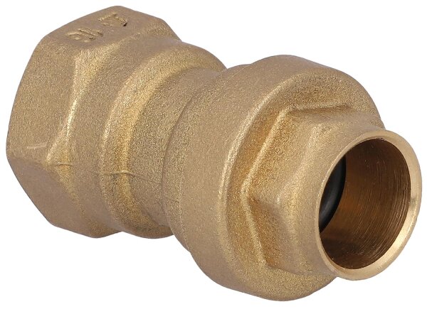 Steckübergang IG DN15(1/2") x 20mm, für Fusio-/Friathermrohre, lösbar