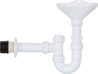 Trichtersiphon DN40/50/56 Kunststoff weiß, mit...