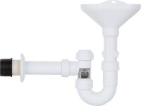 Trichtersiphon DN40/50/56 Kunststoff weiß, mit...