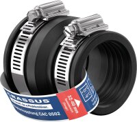 Adapterkupplung CAC 0502 Spannber. 40-50 x 32-40mm EPDM,...