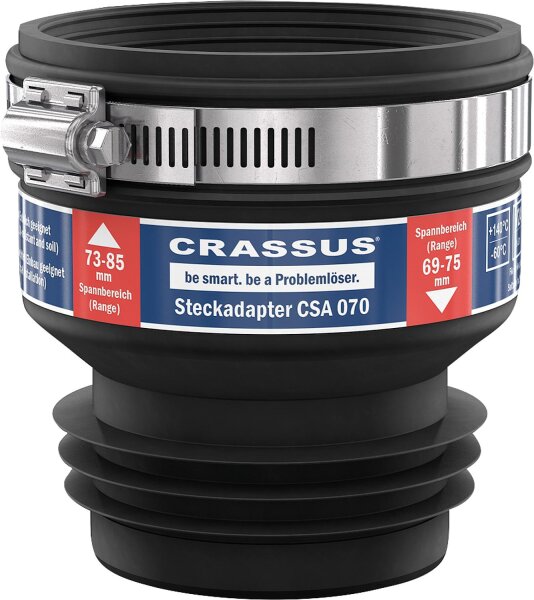 Steckadapter CSA 070 Spannber. 73-85 x 69-75mm TPE, Tmax: +140°C