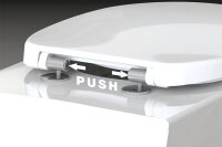 WC-Sitz Twist mit Softclose aus Duroplast weiß, mit...