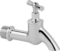 Auslaufhahn DN15 (1/2"), glatter Auslauf,...