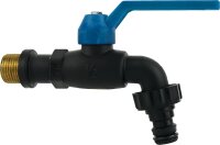 Auslaufkugelhahn-PA 1/2" mit Steckkupplung