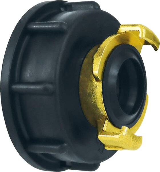 IBC Adapter mit Klauenkupplung S60 x 6