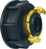 IBC Adapter mit Klauenkupplung S60 x 6