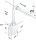 Waschtisch Flach-Raumsparsiphon DN32(1 1/4")xØ32mm mit Reinigungsöffnung,für Möbelunterbau