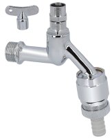 Auslaufhahn mit Steckschlüsseloberteil...