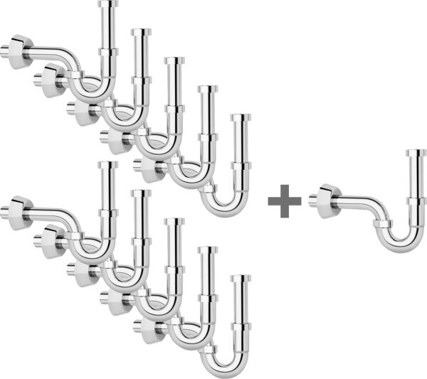 Aktionspaket 10 + 1 Röhrensiphon Kunststoff (ABS)