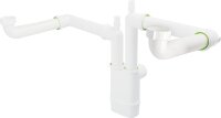 Doppelspülen Raumsparsiphon DN40(1 1/2") x...