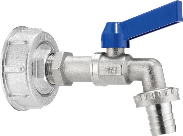 IBC Adapter Set Geka plus mit Kugelauslaufventil