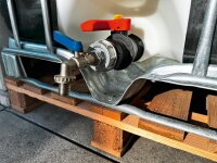 IBC Adapter Set Geka plus mit Kugelauslaufventil