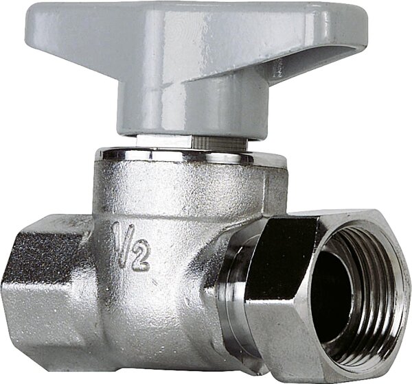 Kugelhahn 3/4" IG mit Überwurfmutter 1 und Flügelgriff