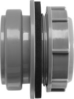 Anschraub-Muffe DN 50, grau, für...