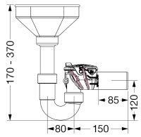 Kessel-Rückstauverschluss Staufix 73053...