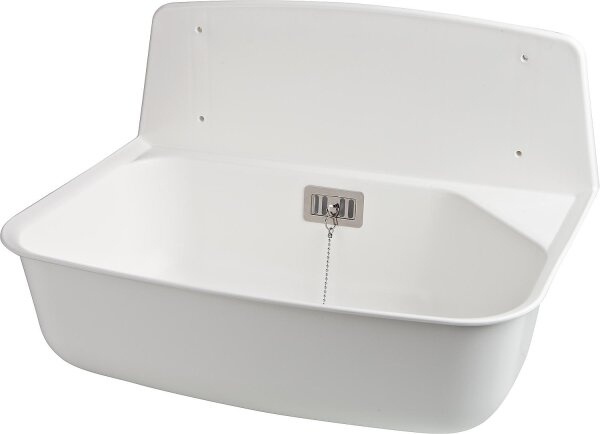Kunststoff-Ausgussbecken OHA Basic ohne Wandhalterung 525 x 376 x 342 mm weiss