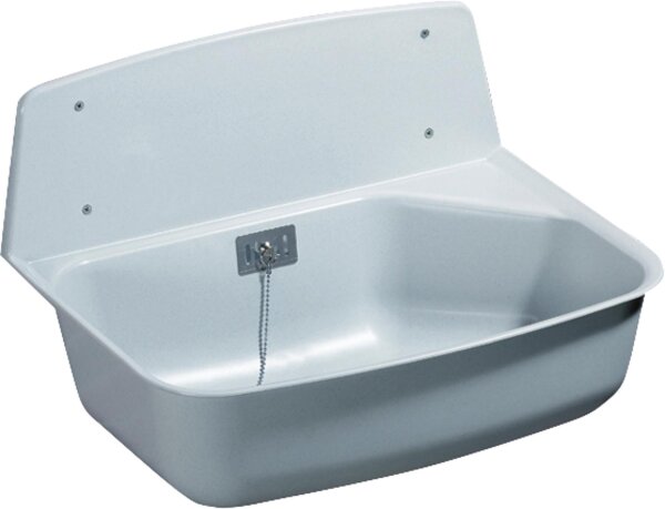 Kunststoff-Ausgussbecken OHABasic ohne Wandhalterung 525 x 376 x 342 mm granit