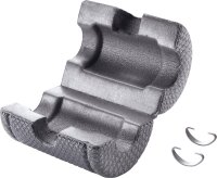 Kugelhahn-Isolierung vela (clip) geschäumtes Polyethylen grau DN 32