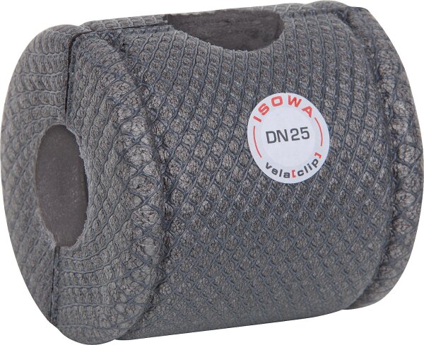 Kugelhahn-Isolierung vela (clip) geschäumtes Polyethylen grau DN 40