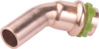 Sudo Pressfitting Kupfer Paket 2: 18 mm mit V-Kontur