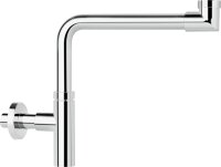 Design Raumsparsiphon DN 32 (11/4), 32 x 100 mm, Messing...