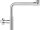 Design Raumsparsiphon DN 32 (11/4), 32 x 100 mm, Messing verchromt