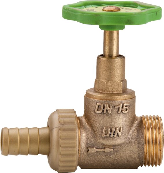 Schlösser Kesselfüllventil 1/2" Durchfluss mit AG 3/4", Eingang: Schlauchverschraubung