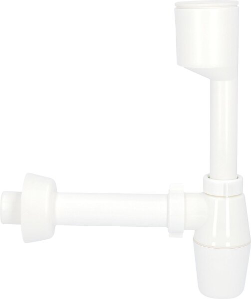 Urinal-Flaschensiphon D=32x230 mm PP / ABS weiß