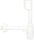 Urinal-Flaschensiphon D=32x230 mm PP / ABS weiß