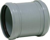 HT Doppelmuffe DN 70, mit Anschlag