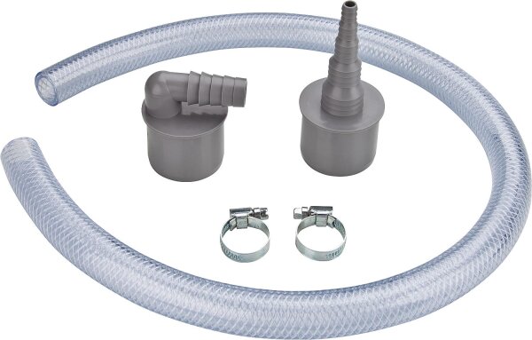 Kondensat-Set bestehend aus:Schlauchwinkel DN50, Schlauchnippel DN50, Schlauch 800mm