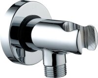 BP A 001 WA Wandanschlussbogen mit Brausehalter, DN15...