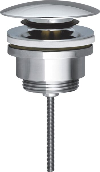 Schaftventil 11/4" Messing . verchr.für Waschtisch und Bidet mit Klicker Funktion