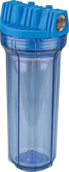 Filtergehäuse FP2 DN25 (1") Klar, Länge 9 3/4"