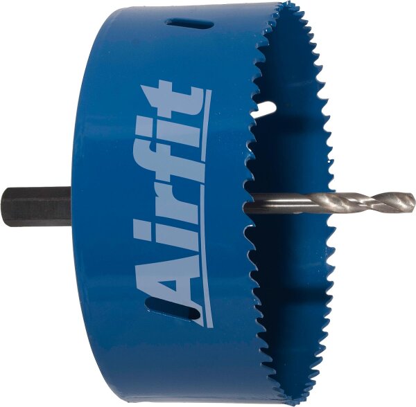 Kreisschneider HSS Bimetall komplett, für Kunststoff und Metall, Schnittiefe 47mm