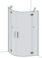 Dichtprofil 8874KUO von Gerade bis 90° verwendbar