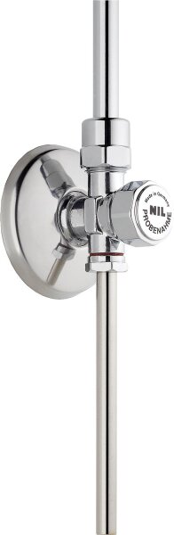 Probenahme-Eckventil 1/2" verchromt, mit Edelstahlrohr 8x100mm