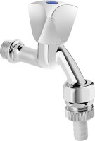 Messing-Auslaufventil chrom- poliert,mit...