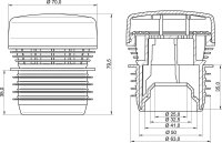 Rohrbelüfter HypAir Balance Größe 32/40/50/63mm
