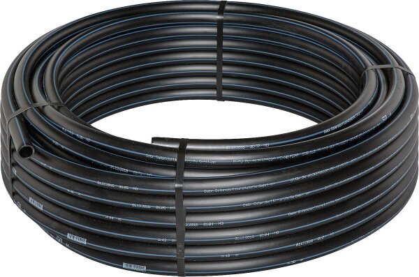 PE-Rohr hart PN 12,5 DN 25x2,3 mm 25 mtr/Rolle