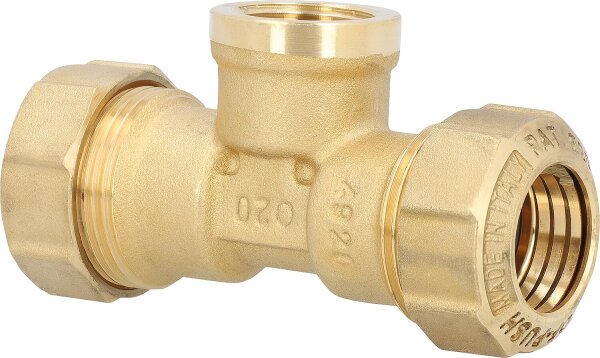 PE-T-Stück mit IG 63mm x 2", nicht für Gas geeignet