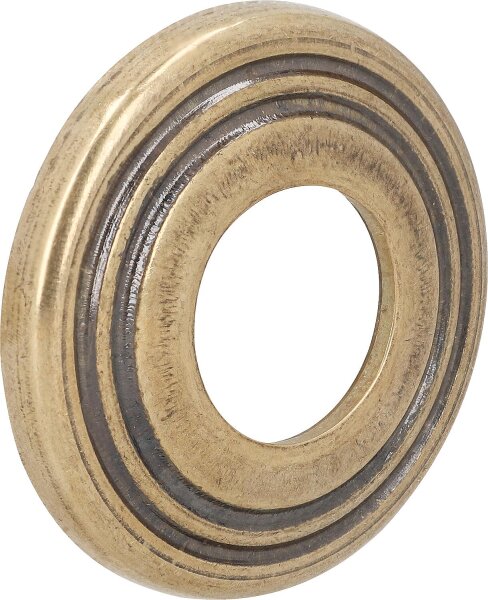 Rosette DN15(1/2") Messing blank zu Auslaufventil Vogel + Gockel