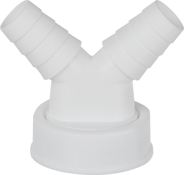 Doppelwinkeltülle mit Überwurfmutter 1 1/2" inkl. Dichtung