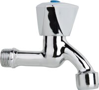 Auslaufventil mit Luftsprudler Messing poliert verchromt...