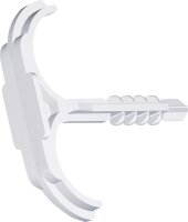 Doppelsteckschelle grau, 20-25mm VPE 75 Stück